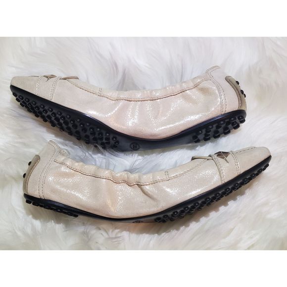 Tod Tod\'s Beige Ballet Flats